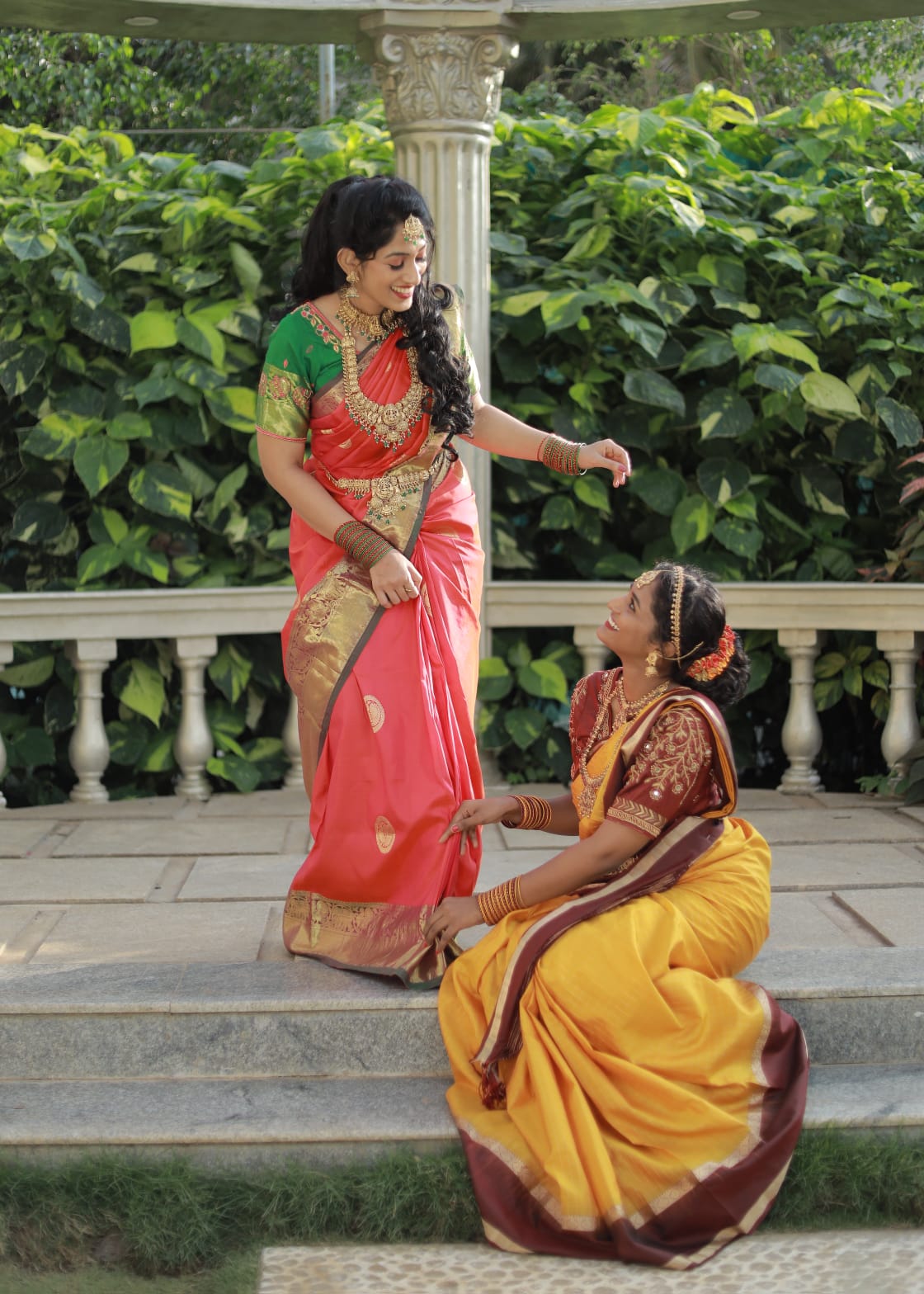 Saree Draping makeup by KB Anitha
